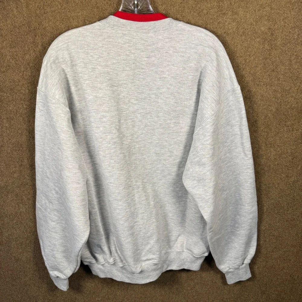 Vintage Morning Sun Sweater Shirt Large Womens 90s Cardinal Bird Grandma USA